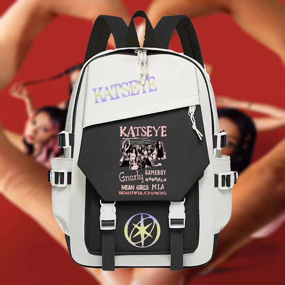 

Global Group KATSEYE Backpack for Boys Girls Fashion Women Laptop Backpack Teens Student Large Capacity School Bags Gift