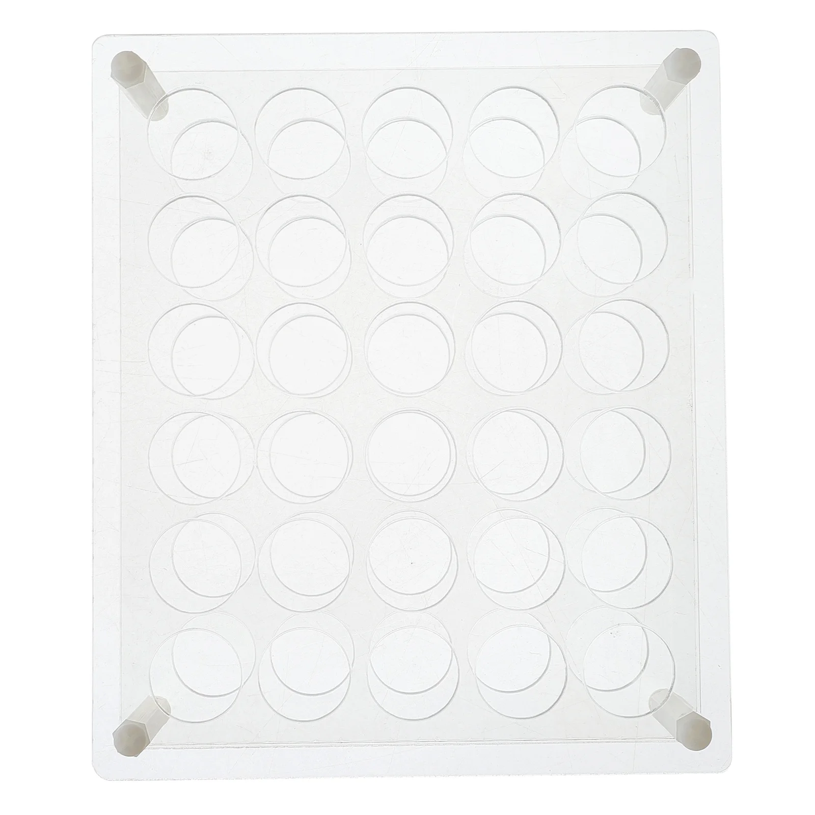 

30 Slot Lipstick Display Rack Acrylic Makeup Organizer Stand for Lip Gloss Balm Brushes Cosmetics Storage Vanity Holder