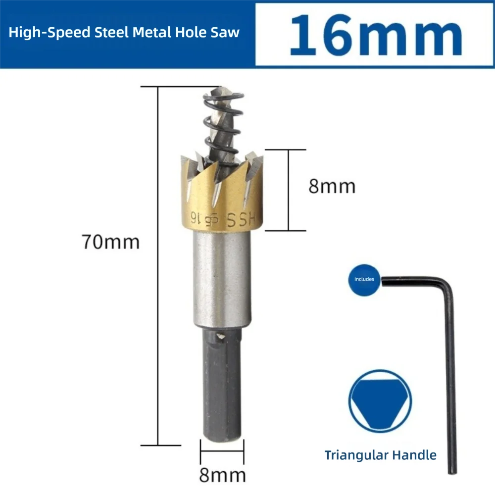 

Высокоскоростная стальная кольцевая пила 15-30 мм, циркулярный открывалка для отверстий из быстрорежущей стали, пилообразный наконечник для резки металла, нержавеющей стали, железа и дерева