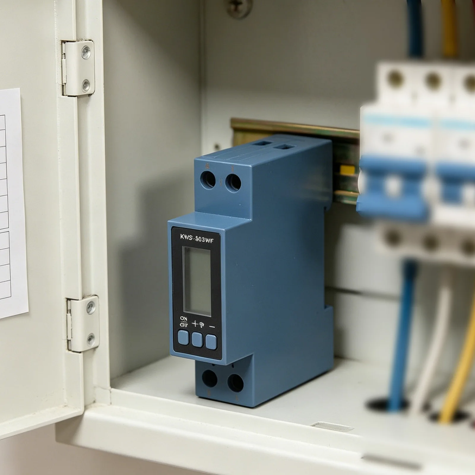 8 Functions for Smart Meter for WiFi Monitoring 40A 230V AC with for surge Protection LCD Display for Power Usage for insights
