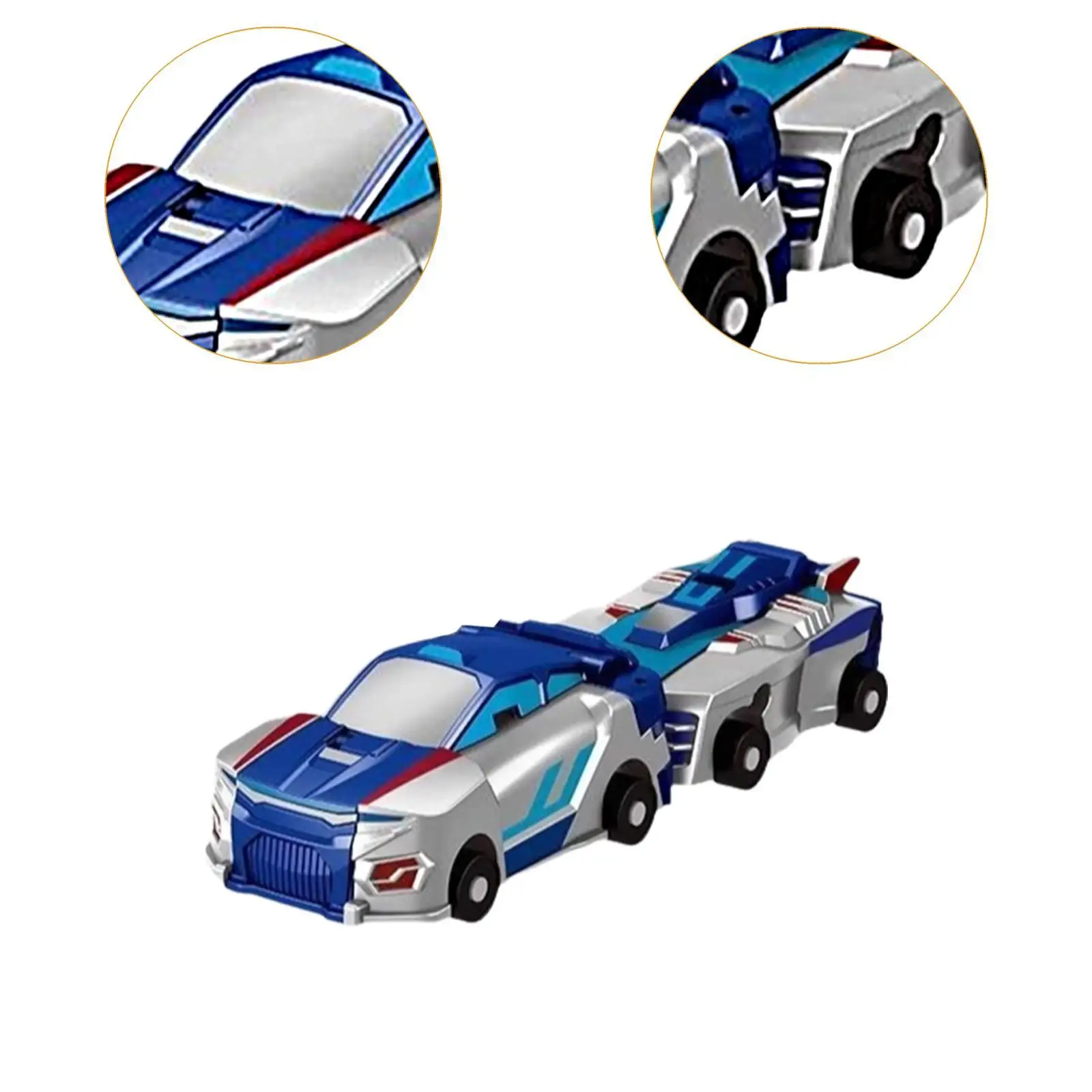 ชุดของเล่นรถแปลงร่าง 2 คัน ของเล่นเสริมพัฒนาการแบบพกพา หุ่นยนต์แปลงร่าง ชุดรถแปลงร่างหุ่นยนต์สำหรับเด็ก