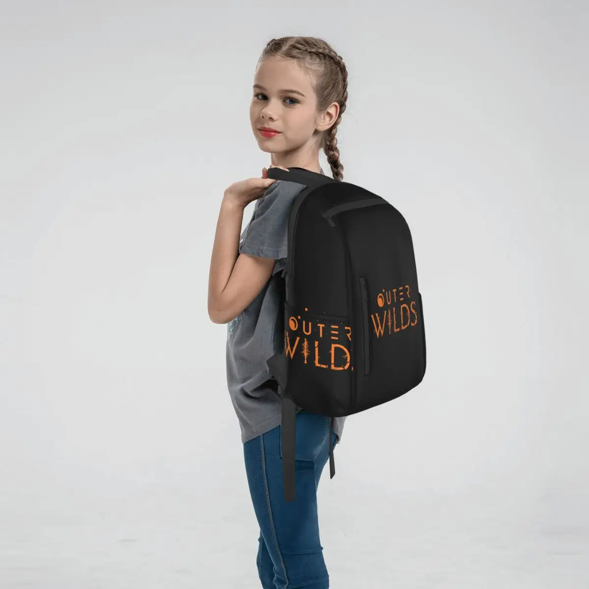 Outer Wilds Ventures Patch Backpack Large Capacity Boys Girls BookBag School Bag Shoulder Bags for Men Women