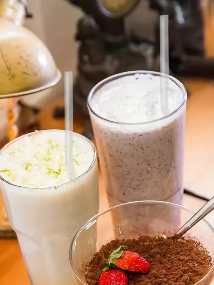 100 Stuks Wegwerp Rietjes Transparant Individueel Verpakte Rietjes Geschikt Voor Thuis Party Melk Thee Sap Milkshake Koffie - afbeelding 2