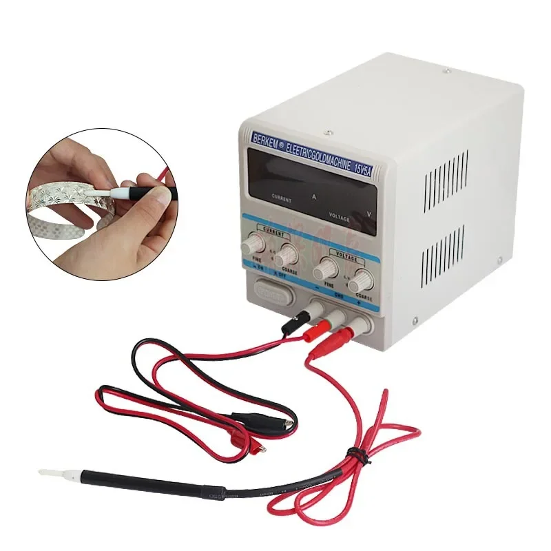 

15 В ювелирная гальваническая машина платиновое покрытие медь позолота инструменты ювелирное оборудование 5А