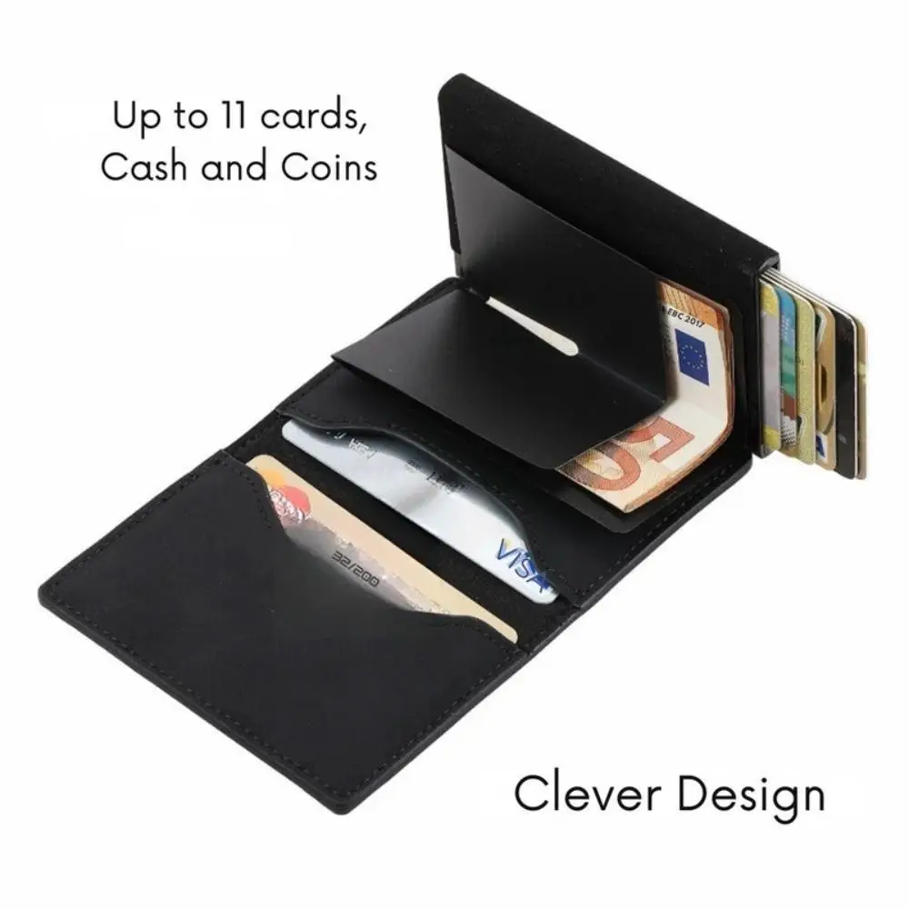 

New Anti RFID Blocking Card Wallet Metal Slim Card Sleeve Minimalistic Thin Credit Card Holder Bag