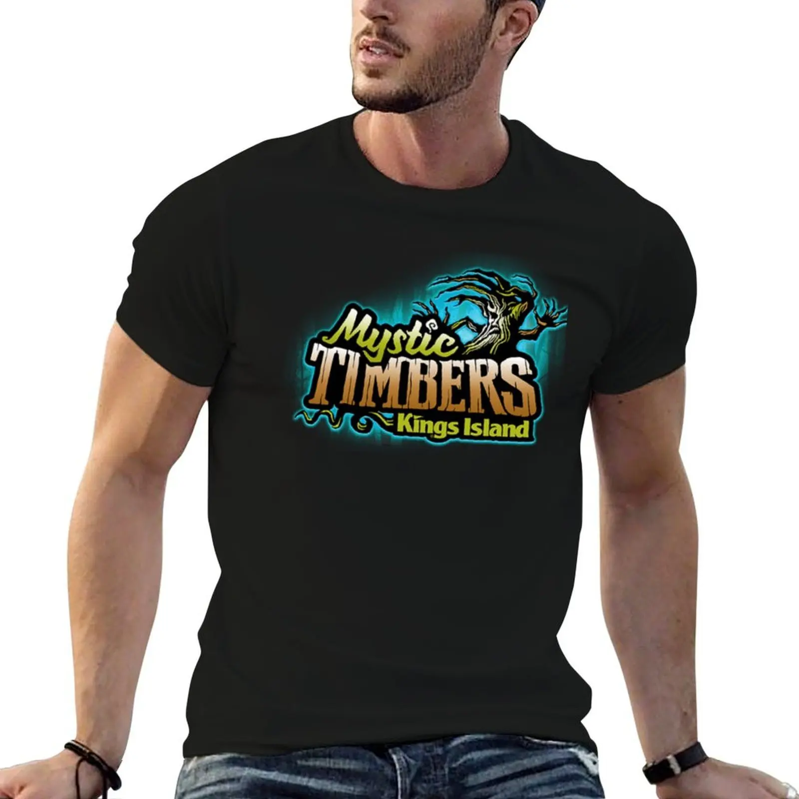 

Mystic Timbers Kings Island T-Shirt graphic t shirts for man funny t shirts cotton T-Shirt