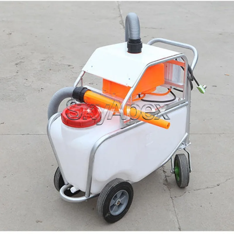 Portable Trolley Plug In Electric Mist Sprayer 75L Large Capacity High Pressure Disinfection Machine For Livestock Farm Breeding