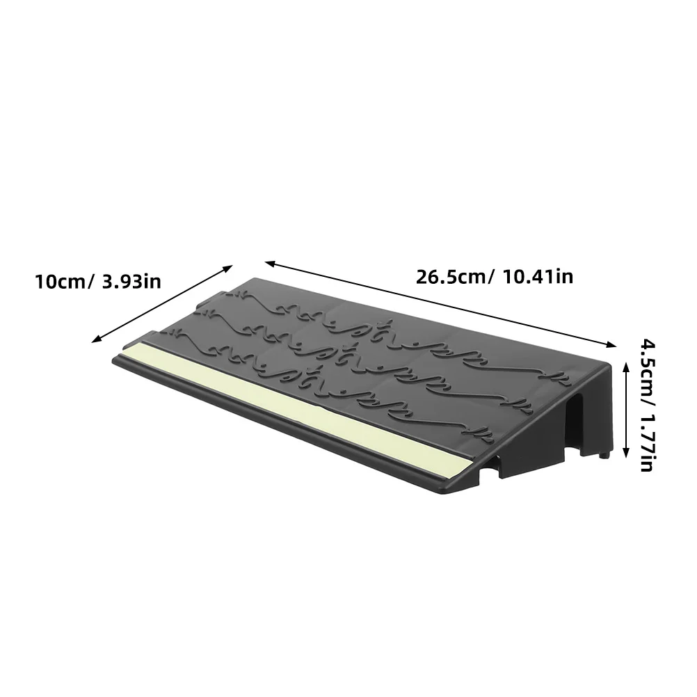 Door Sill Climbing Mat Plastic Threshold Ramp for Indoor Steps Sweeping Robot Pad Home Entry