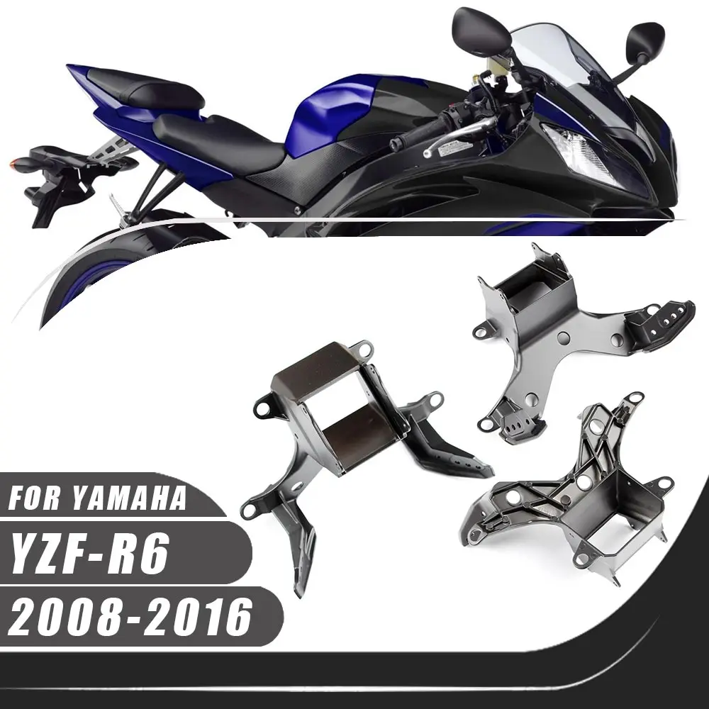 

Motorcycle Front Headlight Bracket Headlights Upper Fairing Stay Bracket For 2008-2016 Yamaha YZF-R6 YZF R6 2015 2014 2013 2012