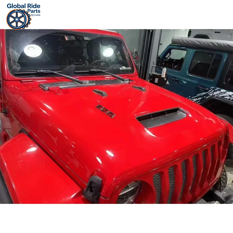 

Подходит для Jeep JL 2018-автомобильные аксессуары нового типа Wrangler 4x4, крышка капота для внедорожного двигателя