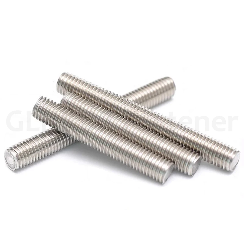 M2 M2.5 M3 ~ M20 304 สแตนเลสสตีลเกลียว Bolt ความยาว 16-500 มม.เมตริกด้ายสกรู Bolt สตั๊ด