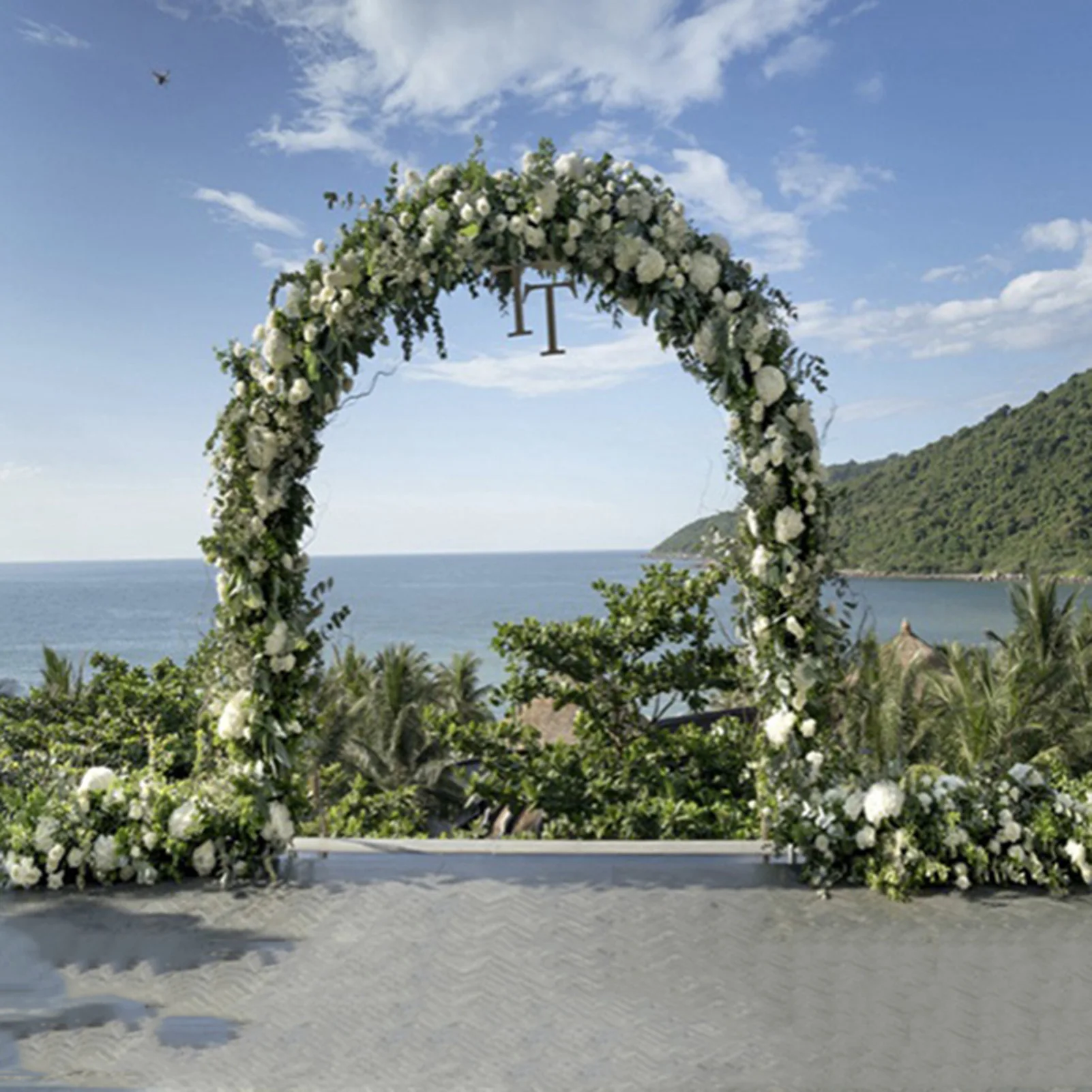 Arches de jardin, supports pour plantes, pour décoration extérieure, mariages, cérémonies, fêtes, pergola