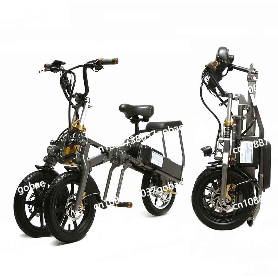 

Inverted Three-wheeled Electric Bicycle Tumbler Folding Electric Scooter
