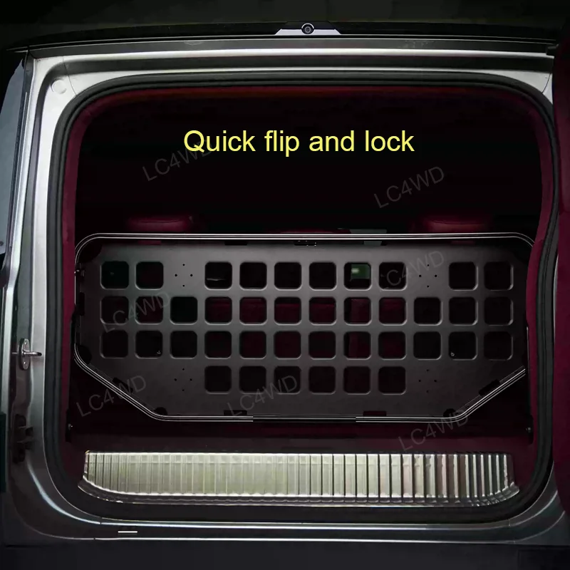 Off Raod 4X4 Interior Accessories Aluminum Alloy Rear Trunk Cargo Shelf Layered Storage For GWM Tank 700