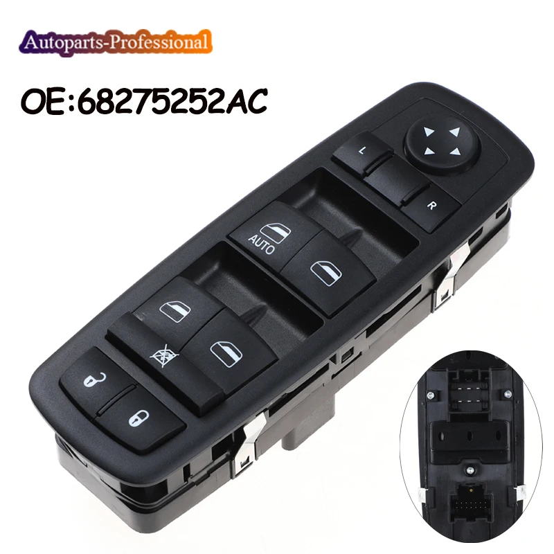 

Car Auto accessorie Power Window Control Switch For Jeep Cherokee 2017-2021 68275252AC 68275252AE 68275252AD High Quality