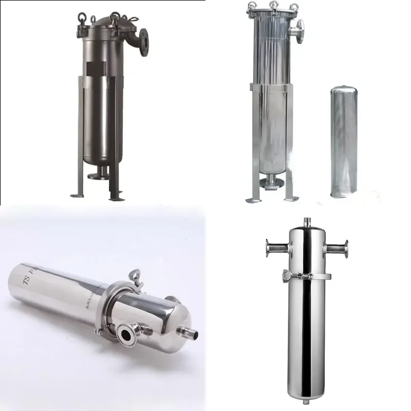 SS316L Stainless Steel Air Filter Housing Gas Filter for Chemical Industry Culinary Steam Filtration
