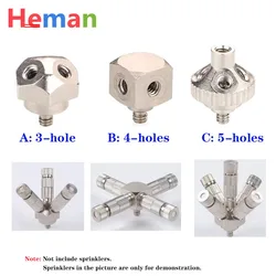 3/16 ''wysokiego ciśnienia miedzi gwint męski nawilżania atomizacji porowate dysza do ogrodu cieplarnianych System chłodzenia mgłą