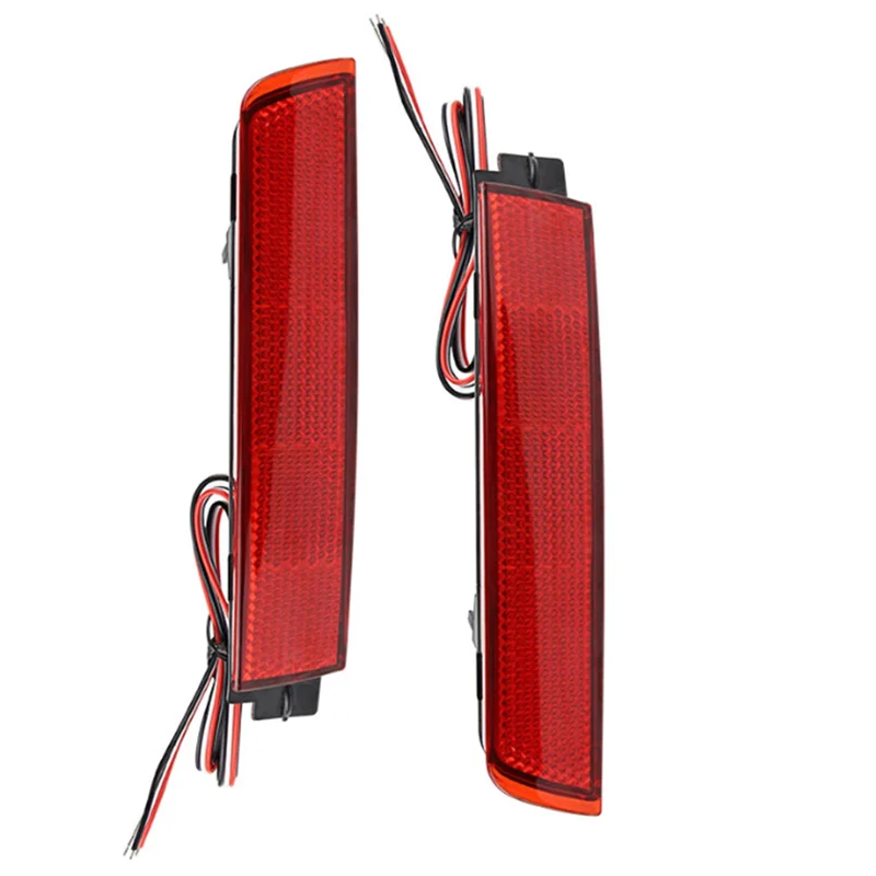 مصد خلفي للسيارة مصباح فرامل خلفي ليد ، مصباح عاكس ، عدسة حمراء ، نيسان جوكي ، مورانو ، إنفينيتي FX35 ، FX37 ، FX50