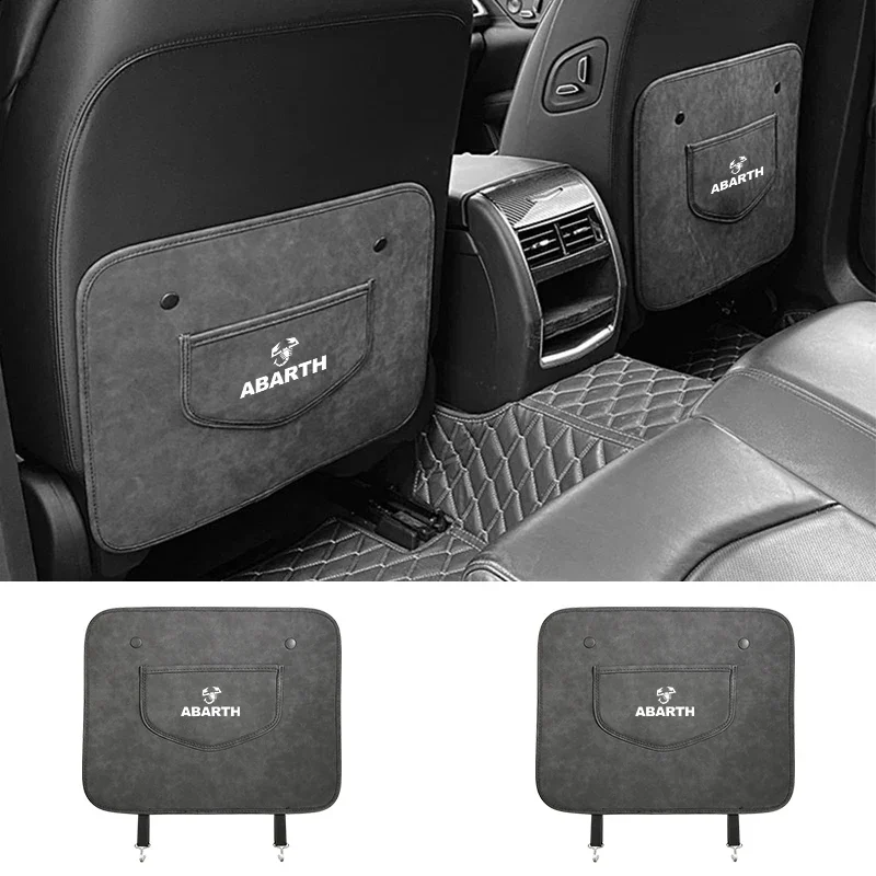 

Кожаный противоударный автомобильный водонепроницаемый защитный чехол для спинки сиденья, сумка для хранения для Abarth-55 595 1100 Stilo Ducato Palio Punto