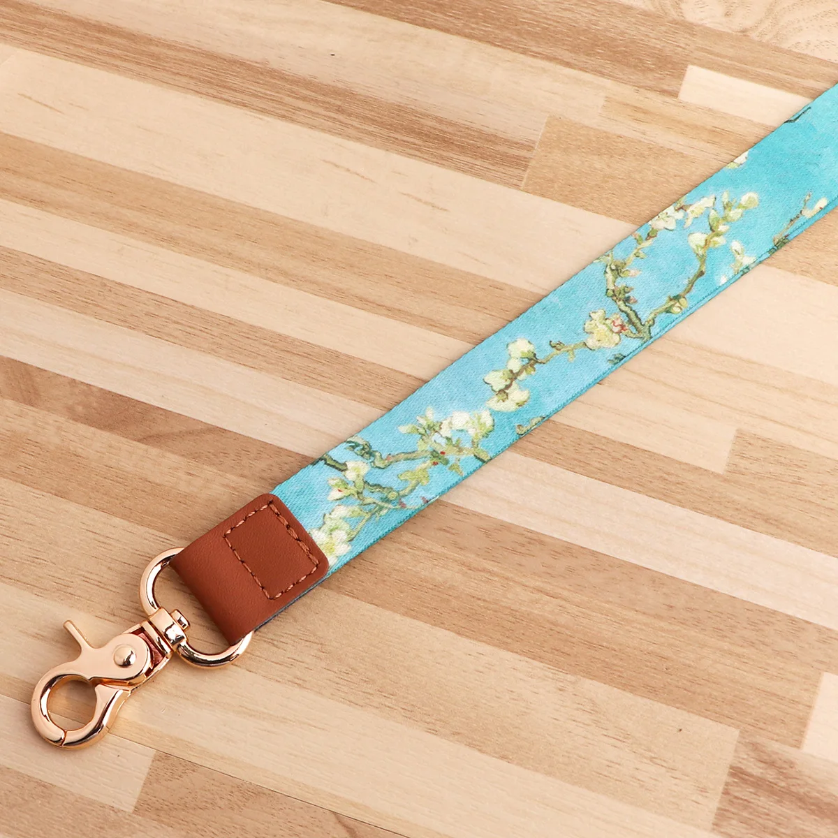 Flower Figure Neck Strap Key Lanyard ID Card USB Badge Holder Keychain Phone Straps Office Hang Rope Lariat Key Ring Gift