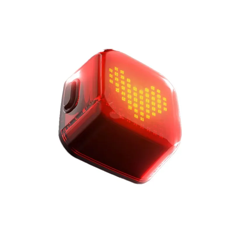 XOSS Nebula Smart Matrix Light System Cycling Braking Taillight DIY Patterns Warning Rear Light Navigation Team Sync Bike Lights