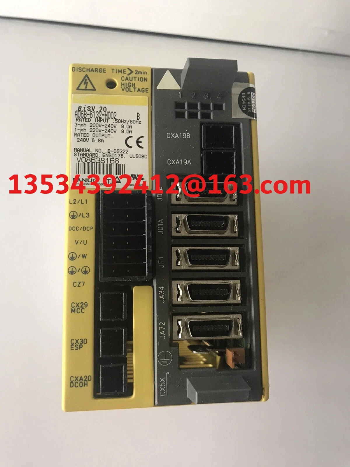 

Для FANUC A06B-6132-H002 сервопривод сервоусилитель A06B-6132-H002