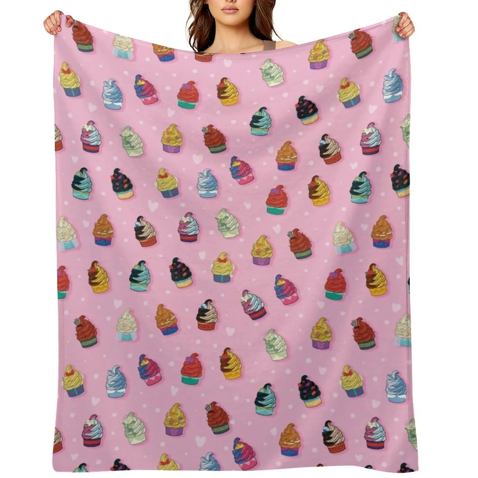 

Princess Sweet Swirls - Pink Throw Blanket Sofa anime Soft Kid'S Blankets