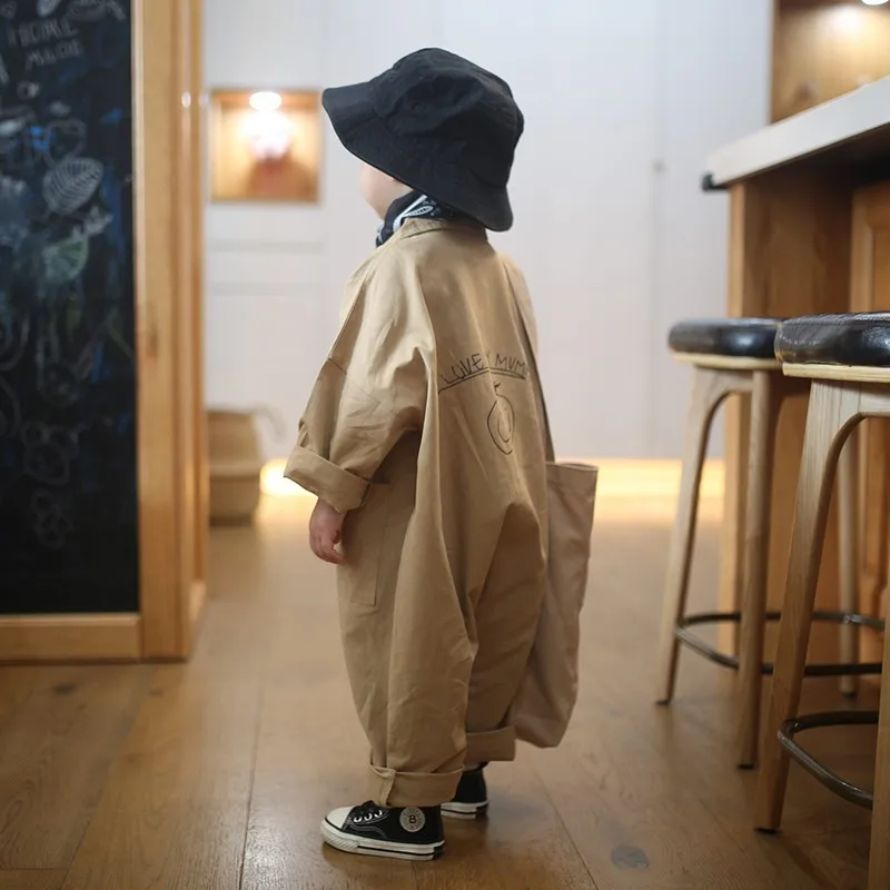 

Baby Clothes Spring and Autumn Baby Outdoor Jumpsuit Pure Cotton Fashion and Comfortable Kids Pants