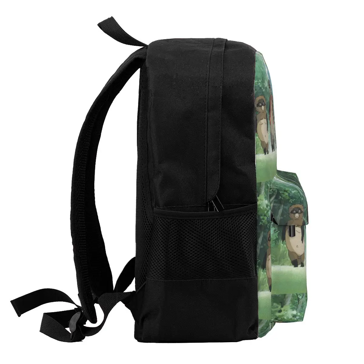 Tenuki Tanuki Mochilas para Meninos e Meninas, Estudantes Mochilas Escolares, Cartoon Bookbag, Mochila de Viagem, Bolsa de Ombro para Crianças