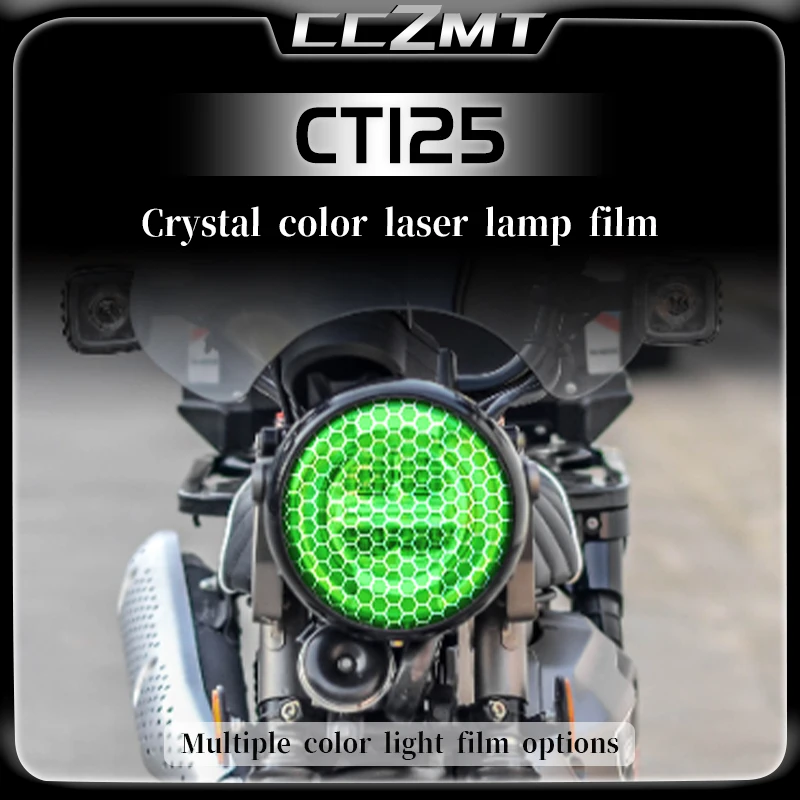 

For HONDA CT125 CT 125 honeycomb laser light film headlight film color change film protective film modification accessories