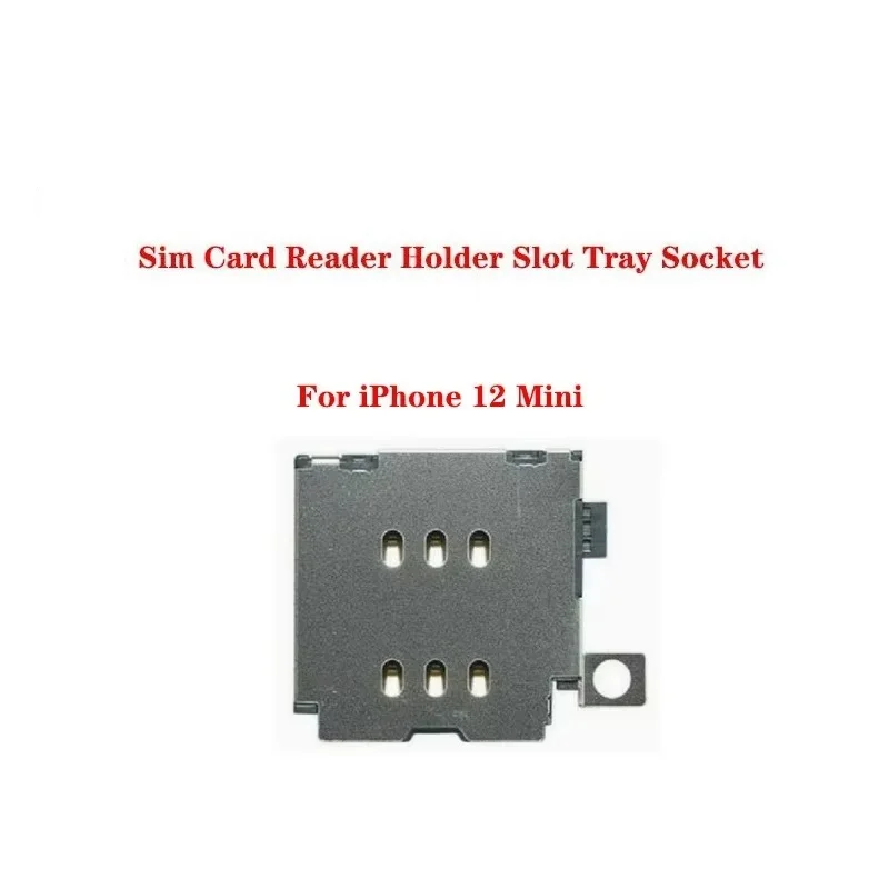 Dual Sim Card Reader Flex Cable For iPhone 12 Pro Max Mini Tray