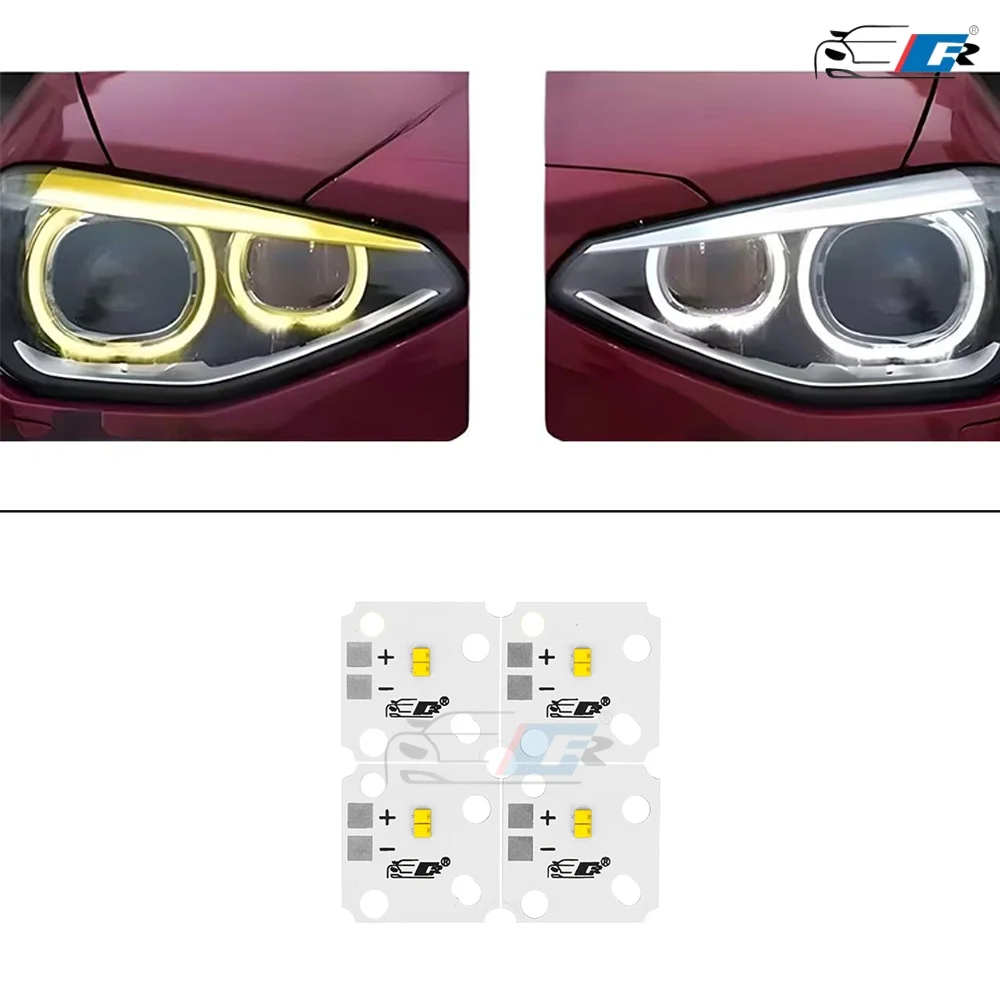 

2012-2015 для BMW F20 1 серии CSL лимонно-желтый DRL светодиодный красный янтарный дневные ходовые огни светодиодная плата модуль DRL