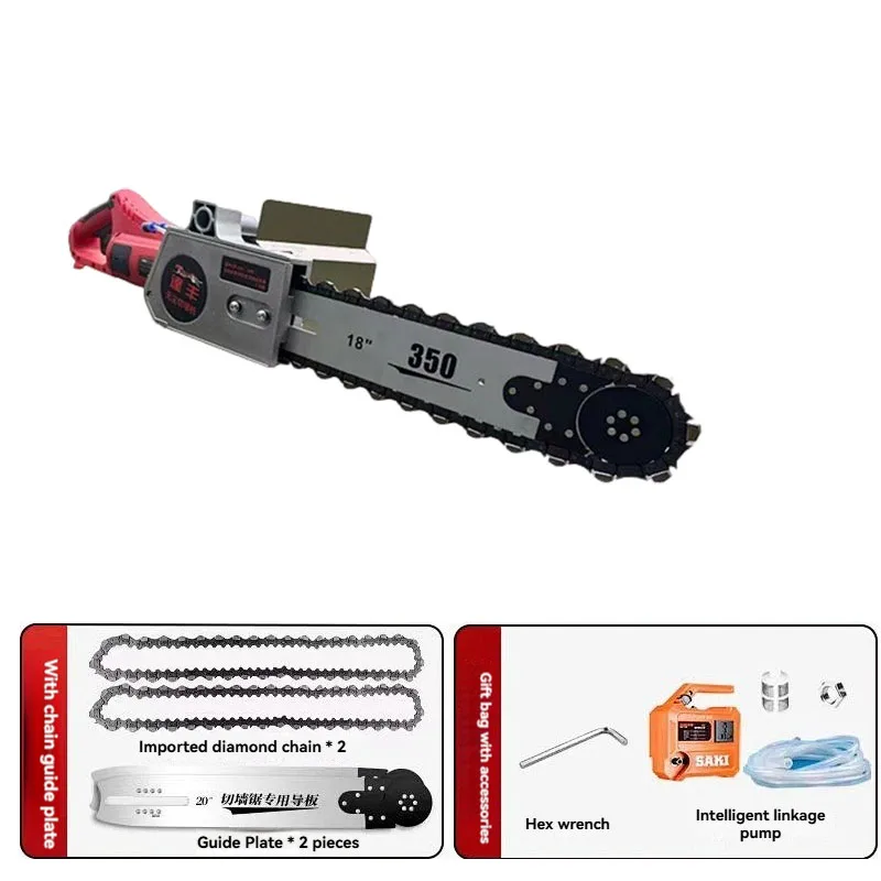 

Electric Hand Saw Cutter Diamond Concrete Chain Saw Portable Stone Wall Cement Granite Reinforced Concrete Cutting Machine