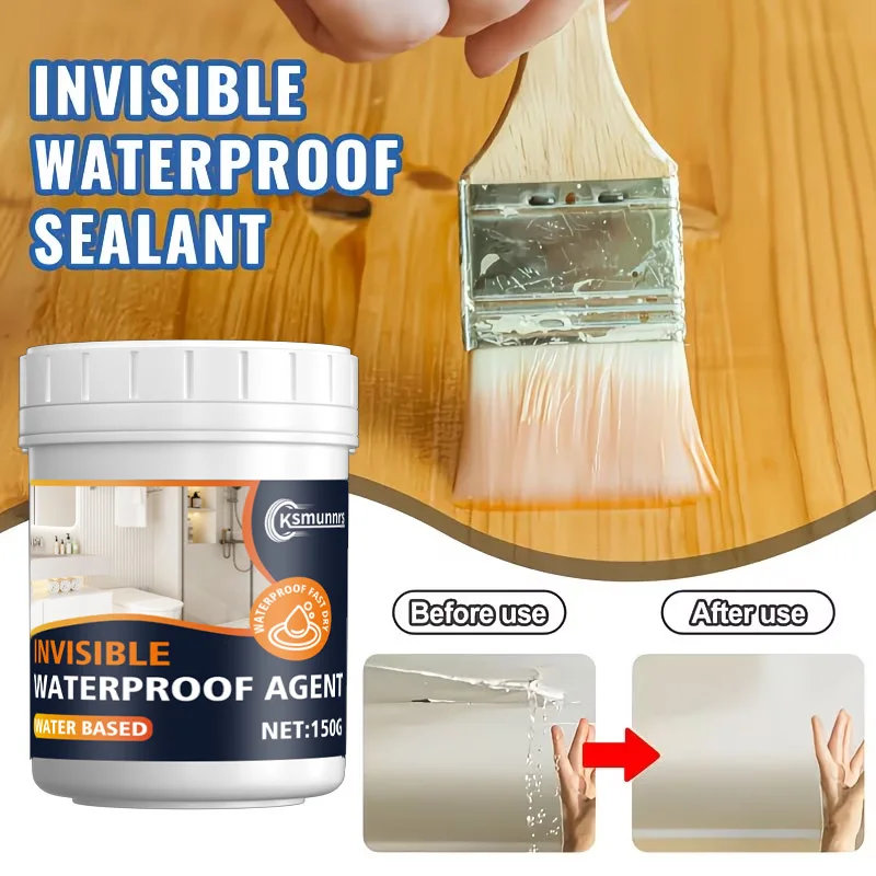 Super Invisible Transparent Waterproof Sealant – Nano Leak-Proof Coating, Crystal Clear Sealing Glue, One Solution for Long-Last