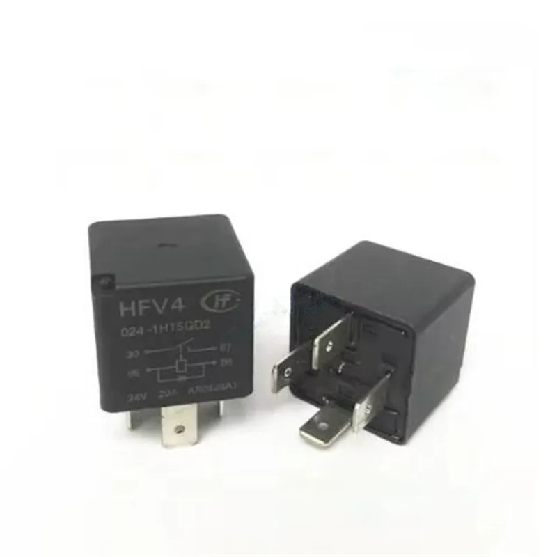 

24V HFV4-024-1H1SGD2 HFV40241H1SGD2 24VDC DC24V 24V 20A 4PIN relay