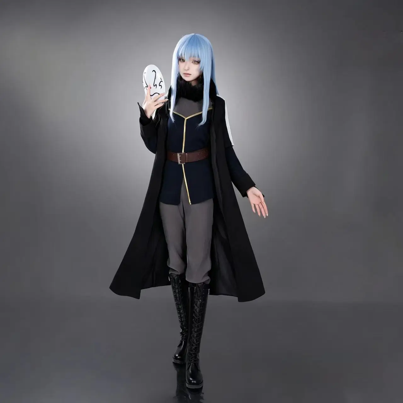 

Rimuru Tempest Cosplay Costumes Full Set Tensei Shitara Slime Datta Ken Rimuru Balck Coat Uniform For Halloween Comic Con Outfit