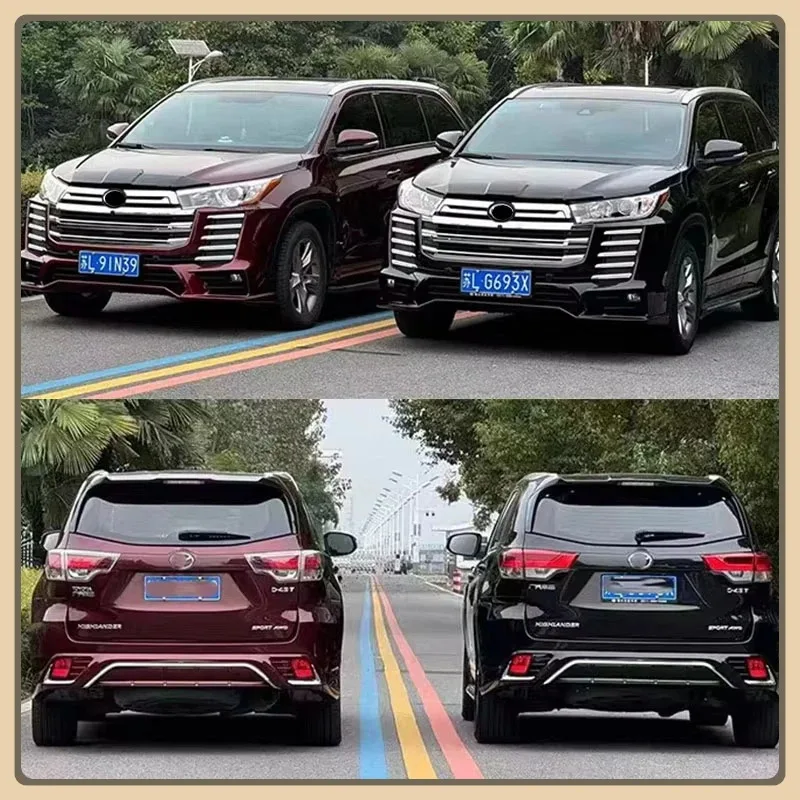 

Facelift Body Kit Modified Car Accessories for Highlander 2015-2017 2018-2021 Upgrade Body Parts