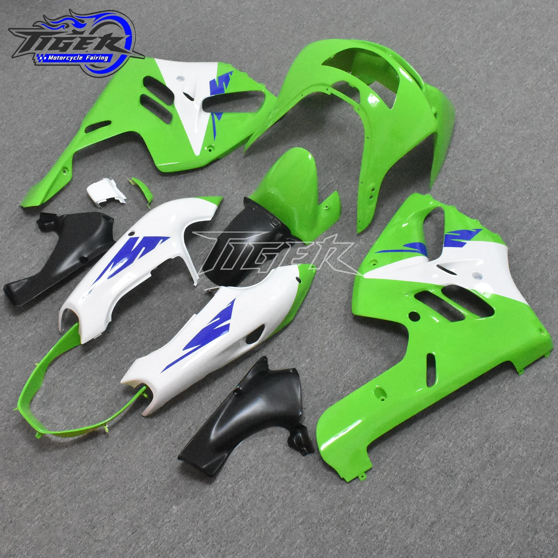 

Green Front Fairing Kit Injection ABS For Kawasaki ZX-9R 1994 95 96 97 Bodywork