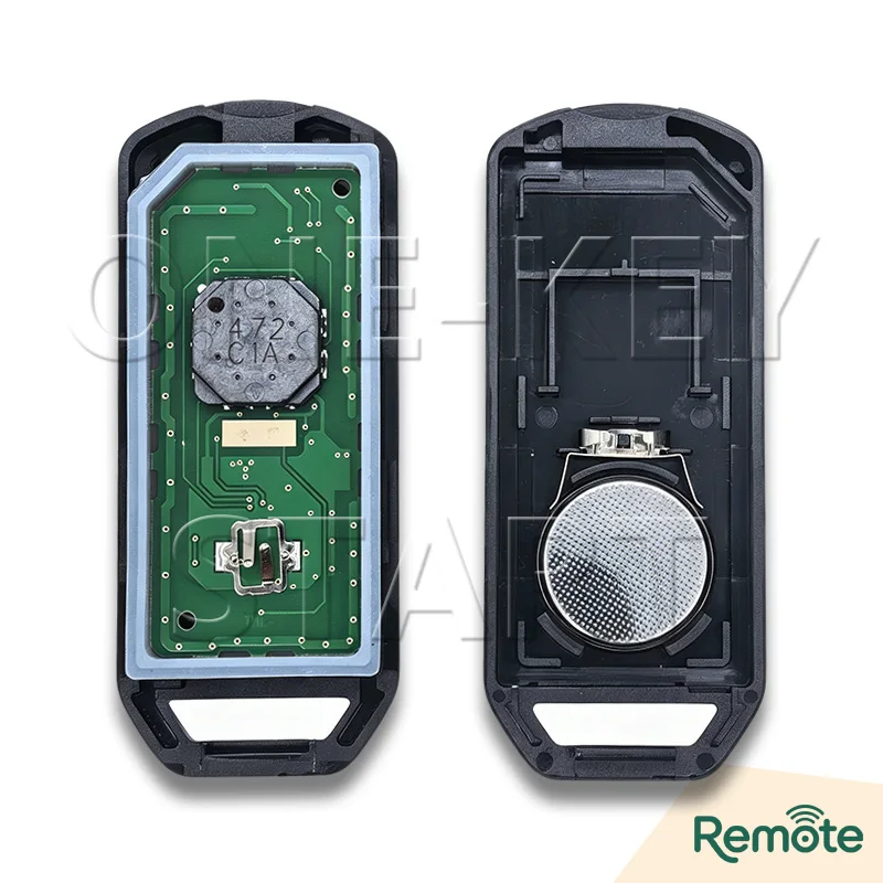 35111-K77-V02 ID47 Chip 433MHz Motorrad-Fernbedienungsschlüssel für Honda Motorrad Roller SH125 150 300 PCX150 ADV X-ADV【EIN-TASTEN-START】 – Detail 3