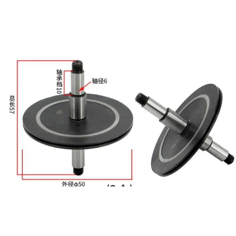 2pcs/lot 077 152 252 601 602 605 WEDM guide wheel pulley for Ruijun wire cutting Machine , Black diamond guide wheel