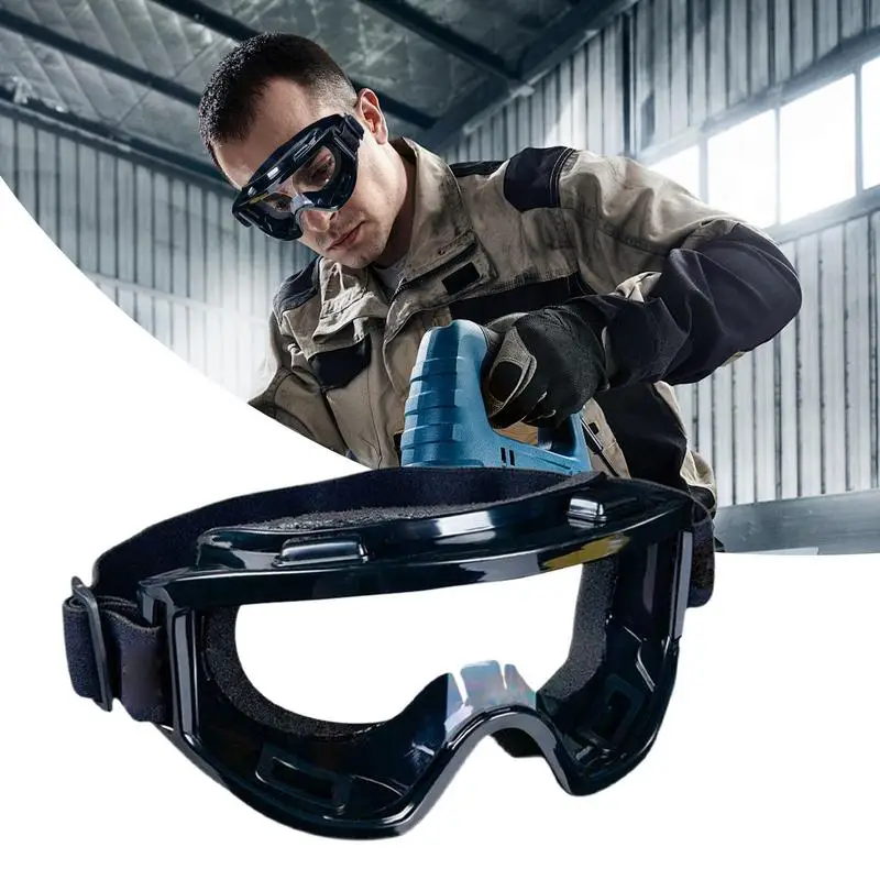 Safety Goggles & Glasses Construction Anti-Fog Eye Protection Goggles Anti-Scratch Clear Eye Protection Protective Eyewear