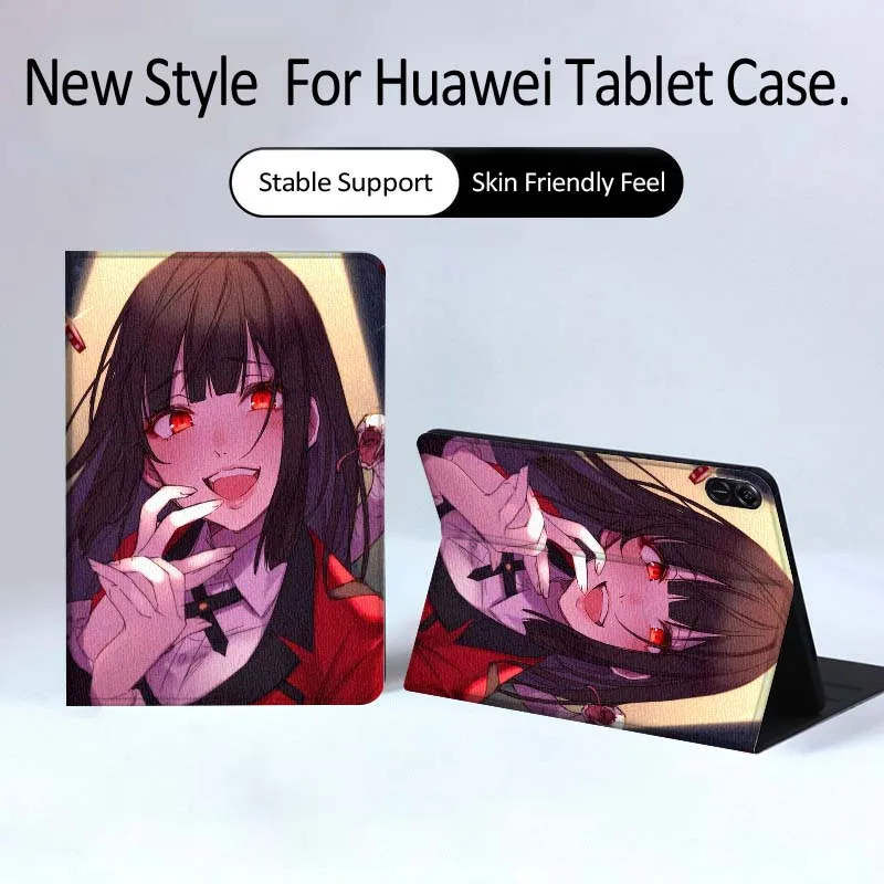 

Anime K-Kakeguruis Art Tablet Case For Huawei MatePad Pro Air 12 X Honor Pad 8 V8 9 13 GT GT2 3 12.6 13.3 Inch