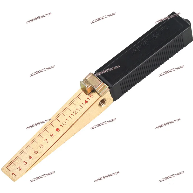 Wedge Vernier Feeler Gauge, High Precision Taper Gap Gauge 0-15mm Inspection Tool