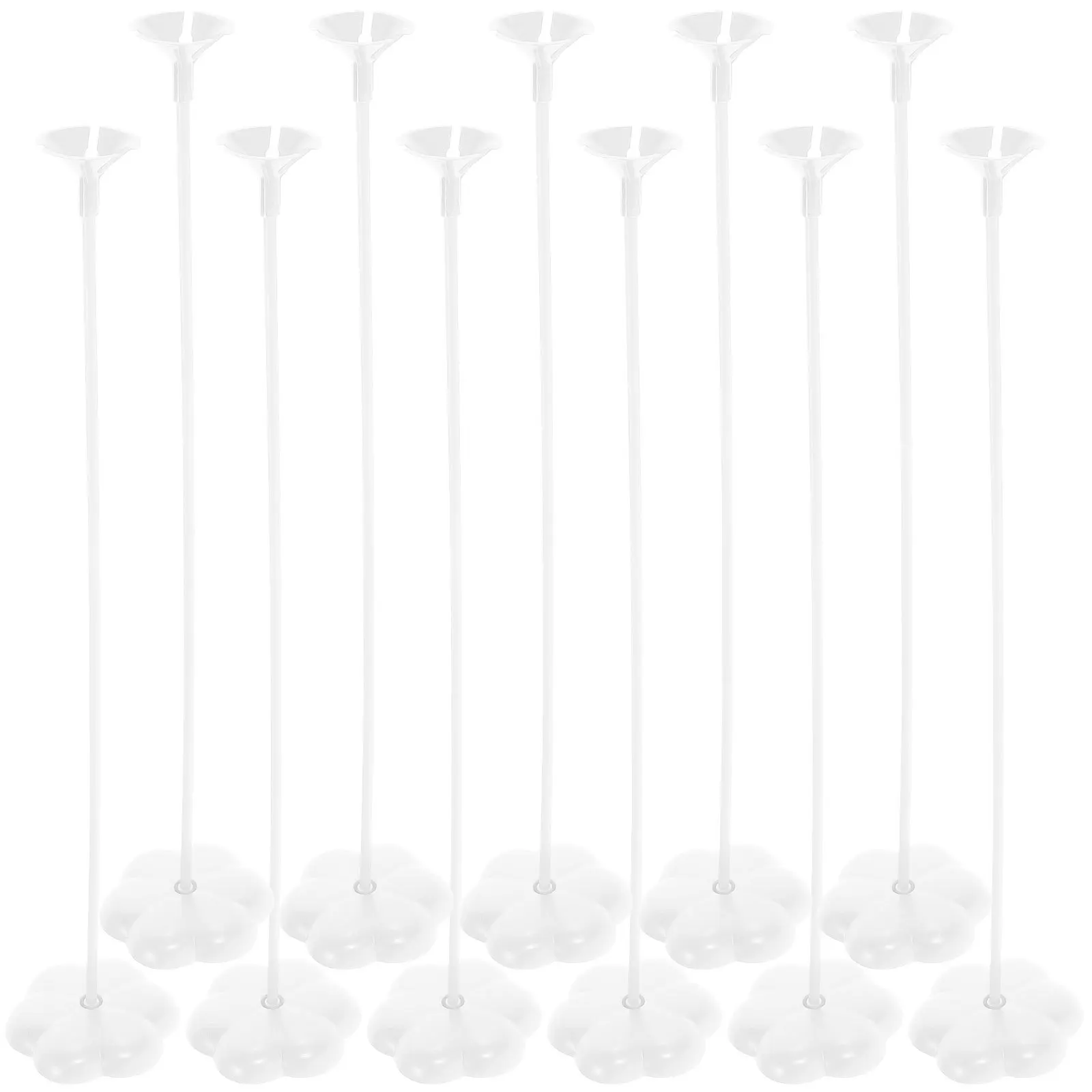 

50Pcs Balloon Base Stick Plastic Holder Stand for Party Decorations Table Centerpieces Base Stick Sticks Sticks Holder