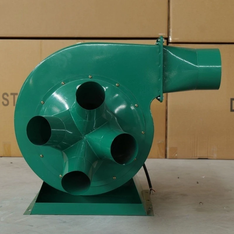 Horizontal vacuum fan Suction sawdust blower Snail type dust collector Hardware Industrial vacuum cleaner