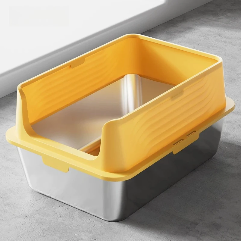 Closed Luxury Sandbox Side Entrance Litter Box Large Hiding Defecation Litter Box Accessories Arenero Gato Household Products