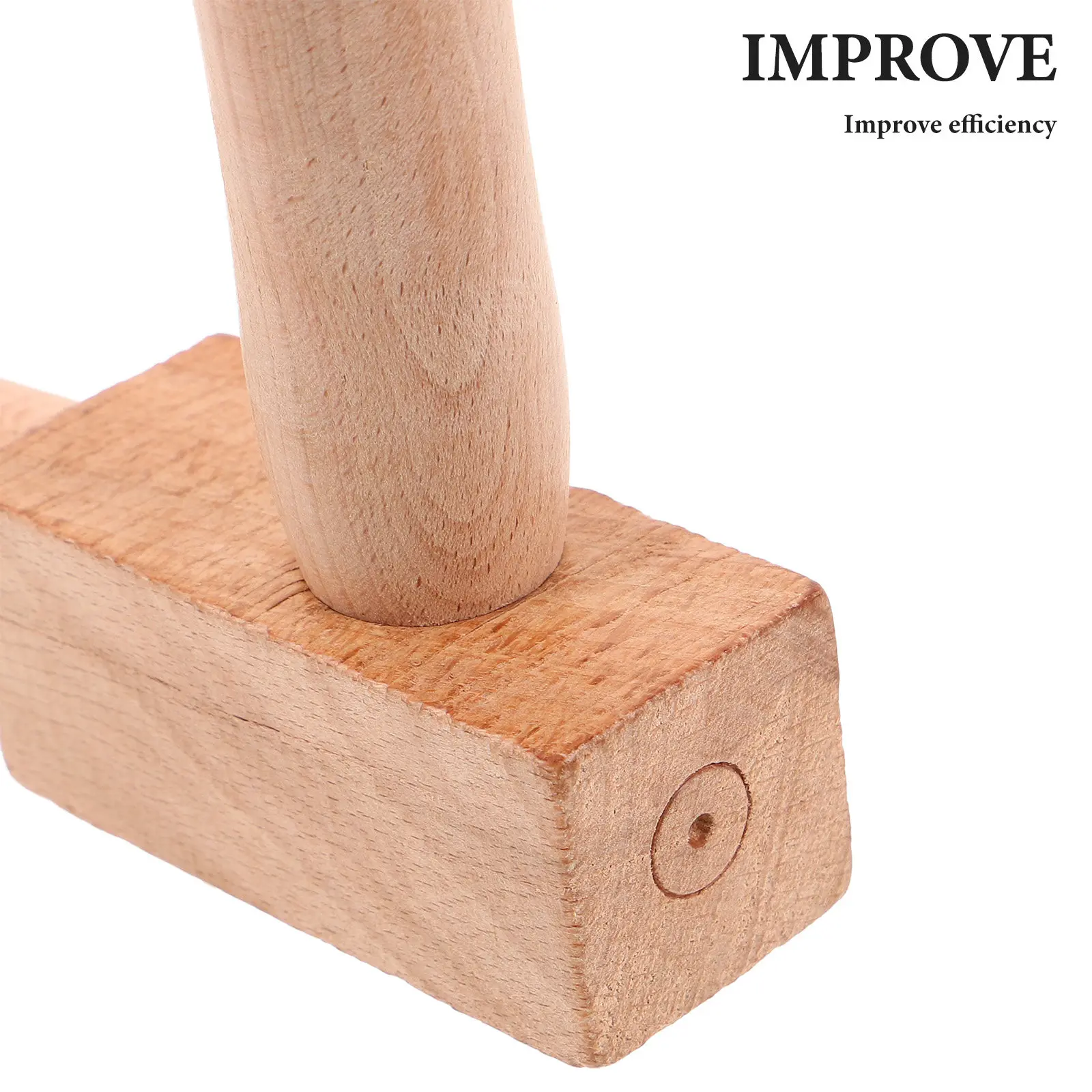 Stone Mill Handle Replacement Comfortable Wooden Ergonomic Side Handle for Grain Mill Wheat Disk Grinder Flour Grinder Tool