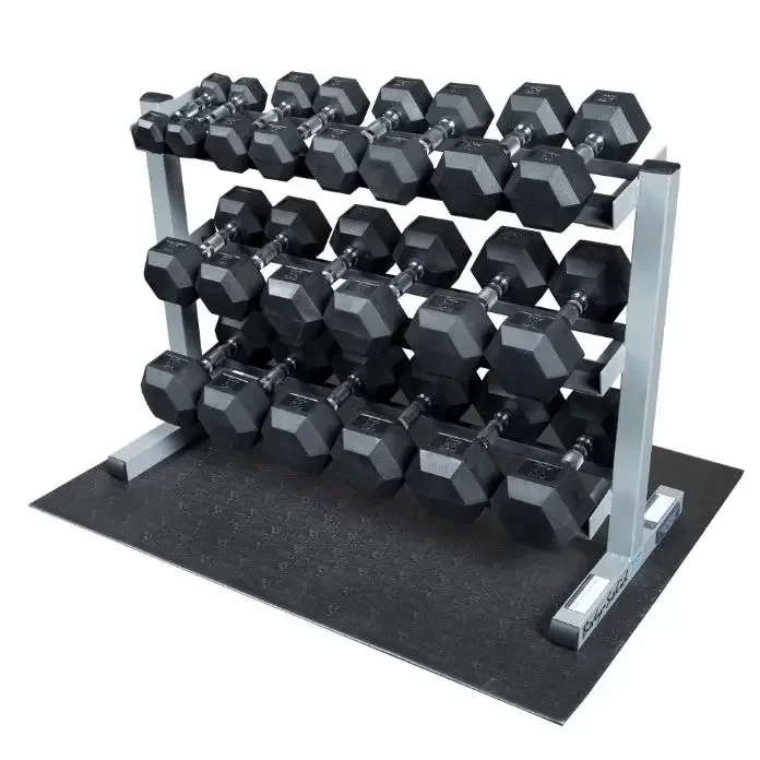 hot selling home weight lifting equipment dumbbell set cheap gym home body fitness  rubber coated dumbbell