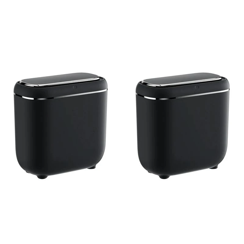 AT69 -2X 14L Automatic Sensor Trash Can Electric Touchless Smart Bin Kitchen Bathroom Waterproof Bucket Garbage With Lid