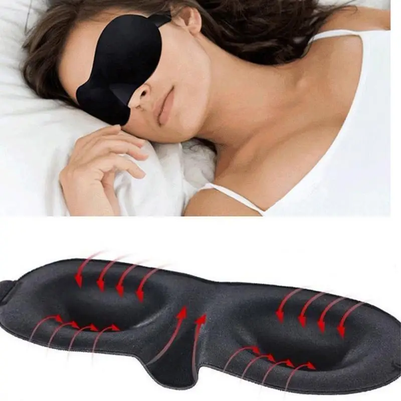 

3D Soft Padded Travel Sleep Eye Mask Memory Foam Sunshade